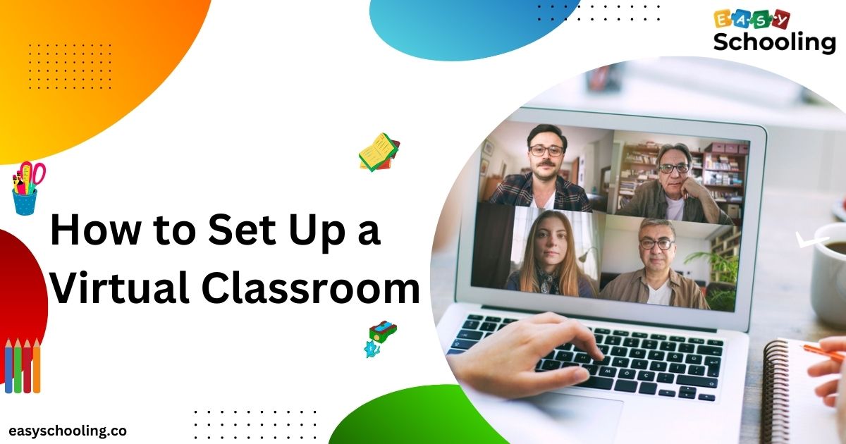 virtual classroom setup